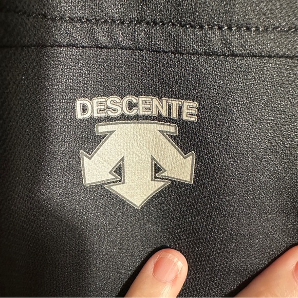 Vintage Descente ski vest, L, zip front, reflective accents, safety, visible - Picture 9 of 9